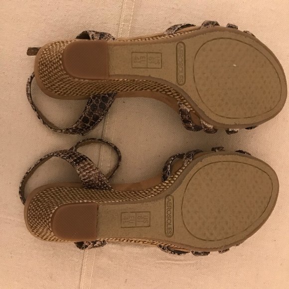 NEW Aerosoles Plush Around wedge sandal US 6.5M - Picture 6 of 7